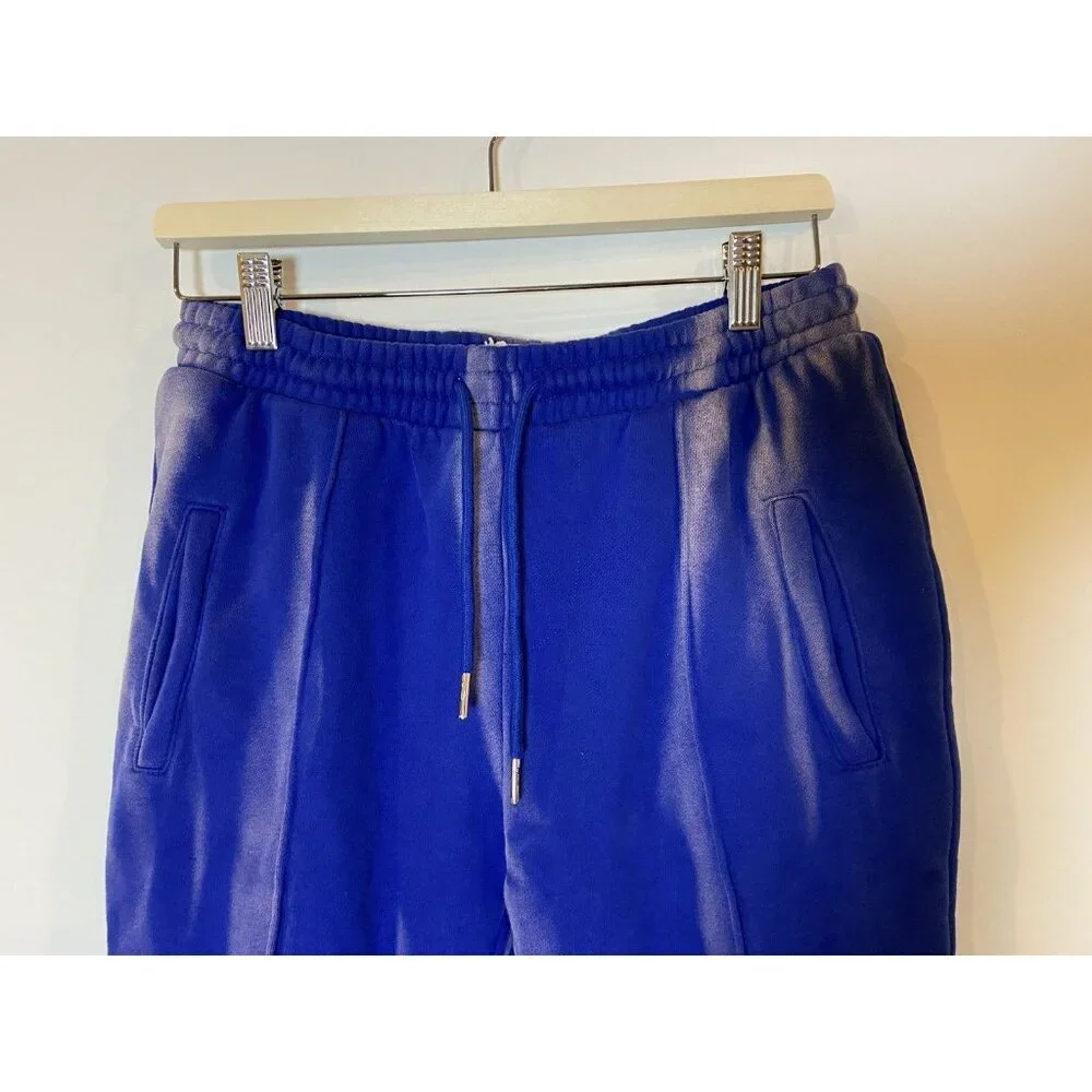 mnml Sweatpants Flare Bootcut Purple Bleach Size Small S